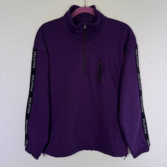 Peloton Sweater Womens Small Uptown Vibe Quarter Zip Pullover Sweatshirt NEW S